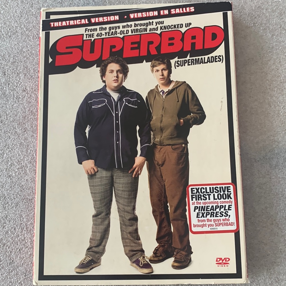 2for $15 bundle DVD Superbad with sleeve